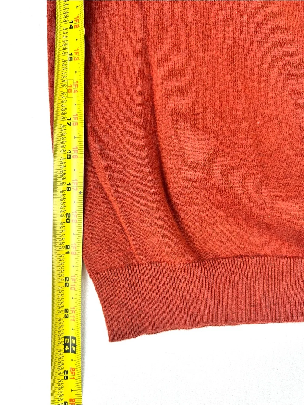 Superdry Crewneck Sweater Jumper Cotton Men's M Orange